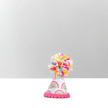 Pastel Rainbow Pawty Hat