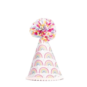 Pastel Rainbow Pawty Hat