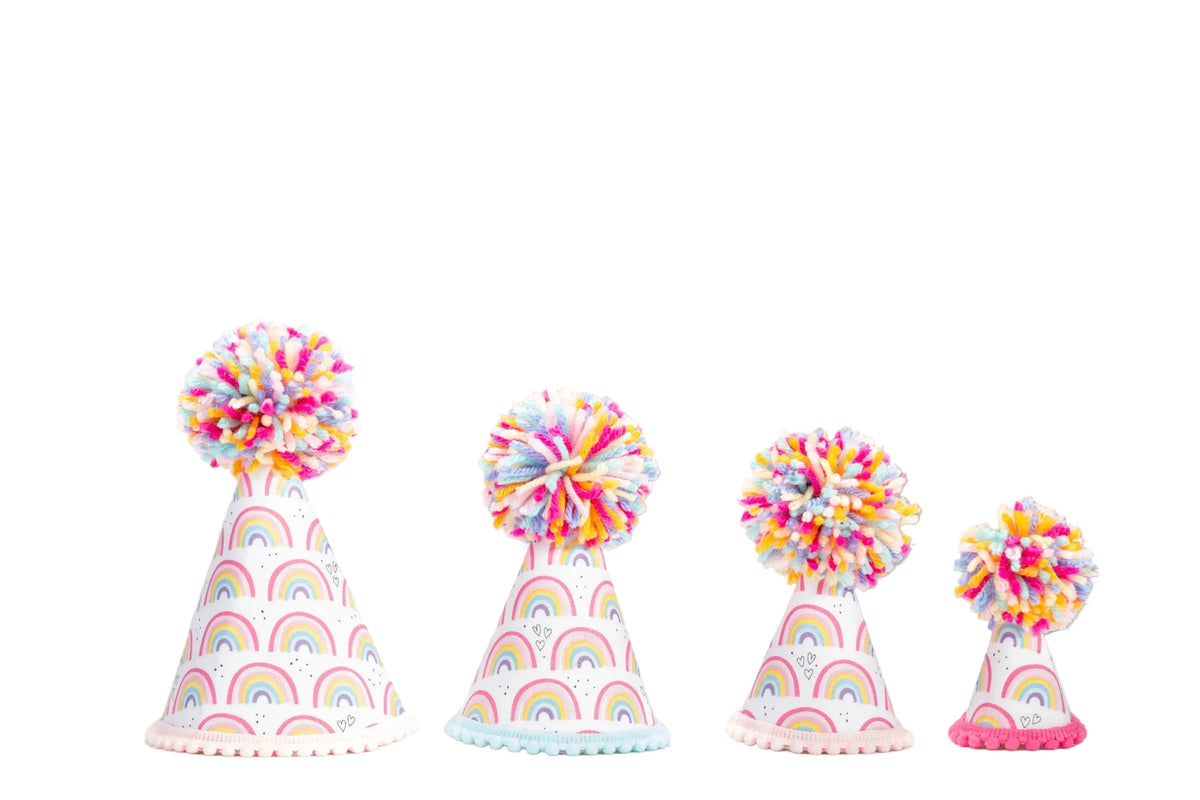 Pastel Rainbow Pawty Hat