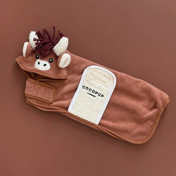 Harold the Highland Cow Drying Robe